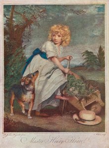 Maestro Henry Hoare 1784-1836, de niño, jardinería, 1883
