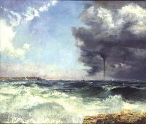 Un cruce tormentoso de Charles William Bartlett