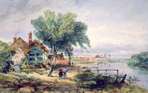 Vista del Támesis cerca de Sonning de Charles William Carter