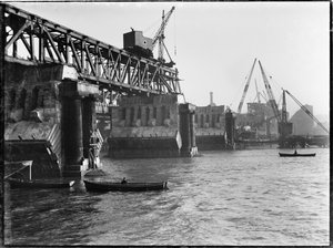 Demolición del Puente de Waterloo, Lambeth, Londres de Charles William Prickett
