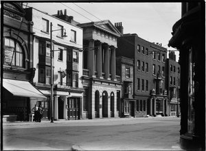 High Street, Ciudad de Portsmouth, 1930s de Charles William Prickett