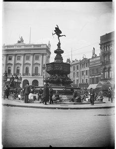 Fuente Memorial Shaftesbury, Piccadilly Circus, Ciudad de Westminster, Londres, 1895-1905 de Charles William Prickett