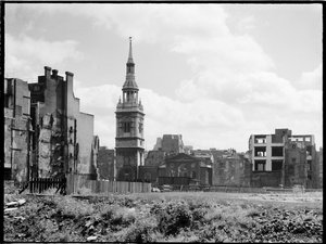 Iglesia de St Mary-le-Bow, Cheapside, Ciudad y Condado de la Ciudad de Londres, GLA de Charles William Prickett