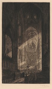 Abadía de Westminster de Charles William Sherborn