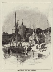 Una miniatura de Holanda, Benfleet de Charles William Wyllie