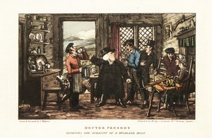 Turistas ingleses robados por un posadero en las tierras altas de Escocia de Charles Williams