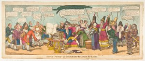 Hocus Pocus o Conjuradores levantando el viento, 1 de octubre de 1814 de Charles Williams