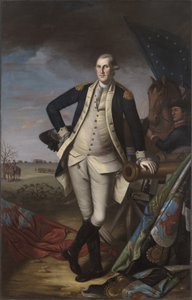 George Washington en la batalla de Princeton, 1781 de Charles Willson Peale