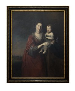 La Sra. Mary Norris Dickinson y su hija
