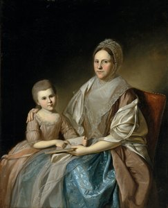 Sra. Samuel Mifflin y su nieta Rebecca Mifflin Francis de Charles Willson Peale