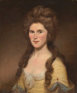 Rebecca Bryan White Sra. John White, 1788 de Charles Willson Peale