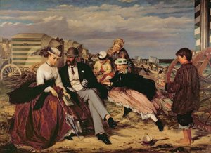 En la playa de Charles Wynne Nicholls