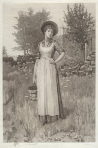 Sin título (Hija del granjero) de Charles X. Harris