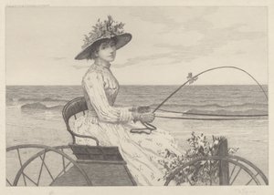 Sin título (Mujer en un carruaje) de Charles X. Harris