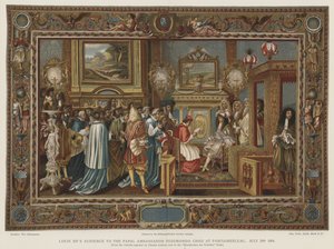 Audiencia de Luis XIV al embajador papal Sigismondo Chigi en Fontainebleau, 29 de julio de 1664