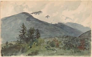Montañas Blancas desde la Colina de Fernald de Charles de Wolf Brownell