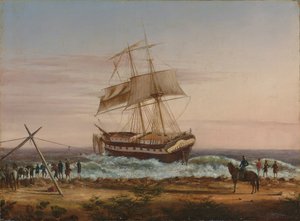 El Caspio encallado de Charles de Wolfe Brownell