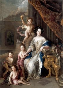 Marquesa de Montespan 1640-1707 y sus hijos de Charles de la Fosse