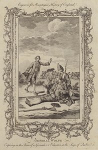 La muerte del General Wolfe en el Sitio de Quebec de Charles the Elder Grignion