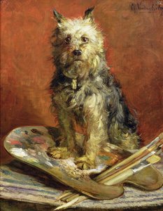 El perro del artista de Charles van den Eycken