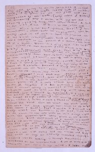 Página del Diario de Roe Head, 11 de agosto de 1886 de Charlotte Bronte