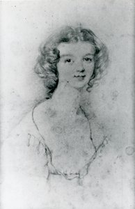 Retrato de Ellen Nussey de Charlotte Bronte
