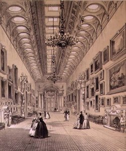 La Galería de Imágenes en el Palacio de Buckingham, c.1880