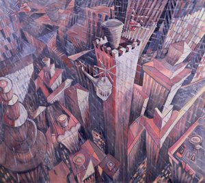 Granizada en el centro de Manhattan de Charlotte Johnson Wahl
