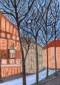 Friedrichshain de noche de Charlotte Orr