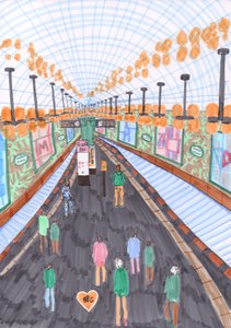 Märkisches Museum UBahn, 2017 de Charlotte Orr