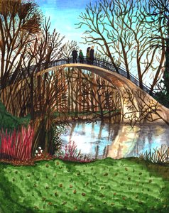University Parks en Invierno, 2020 de Charlotte Orr
