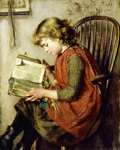 Una joven leyendo de Charlotte Weeks