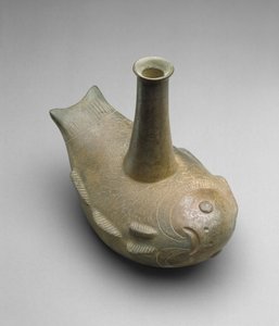 Vasija de pez, 450-200 a.C. de Chavin Chavin