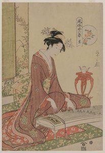 Koto de la serie Las Seis Artes en Guisa de Moda, c. 1793-96