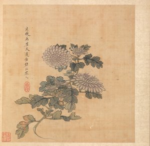 Paintings after Ancient Masters: Chrysanthemum de Chen Hongshou