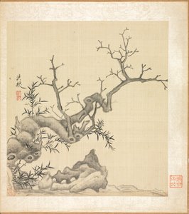 Paintings after Ancient Masters: Rock, Old Tree, and Bamboo de Chen Hongshou