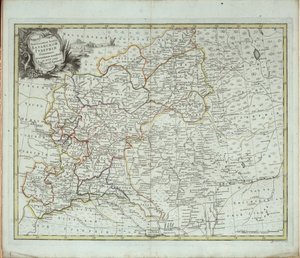Mapa general del Gobernorado de Kazán de Chernoi
