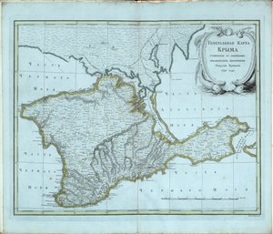 Mapa general de Crimea