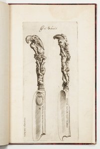 Diseño para dos mangos de cuchillo