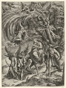 Regreso del vuelo a Egipto de Cherubino Alberti