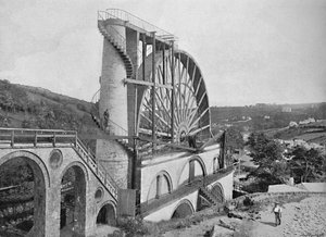 Rueda de Laxey, Isla de Man, c1896 de Chester Vaughan