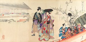 Álbum de mujeres del castillo de Chiyoda, 1895 de Chikanobu Yoshu