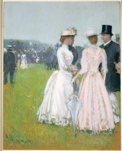 En el Gran Premio de París de Childe Frederick Hassam