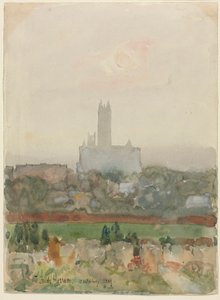 Catedral de Canterbury de Childe Frederick Hassam