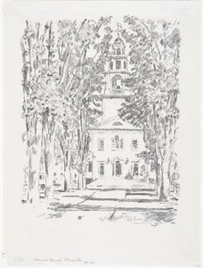 Iglesia Colonial, Gloucester de Childe Frederick Hassam