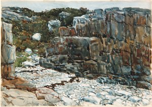 Cala del Diamante de Childe Frederick Hassam