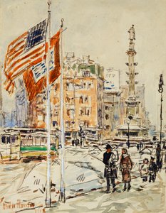 Banderas, Columbus Circle