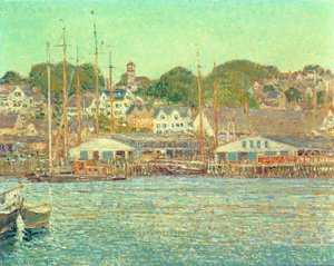 Puerto de Gloucester de Childe Frederick Hassam