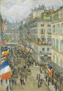 14 de julio, Rue Daunou de Childe Frederick Hassam