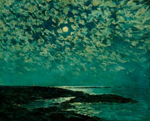 Luz de luna, Isla de Shoals de Childe Frederick Hassam